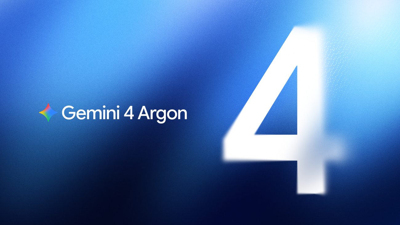 Google Gemini 4 Argon官方發布主圖